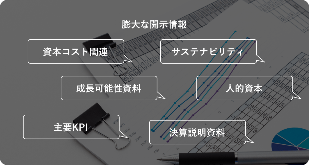 膨大な開示情報